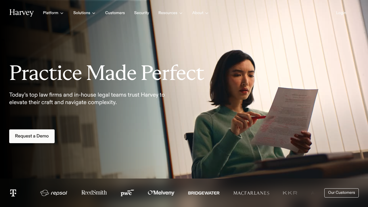 Harvey homepage